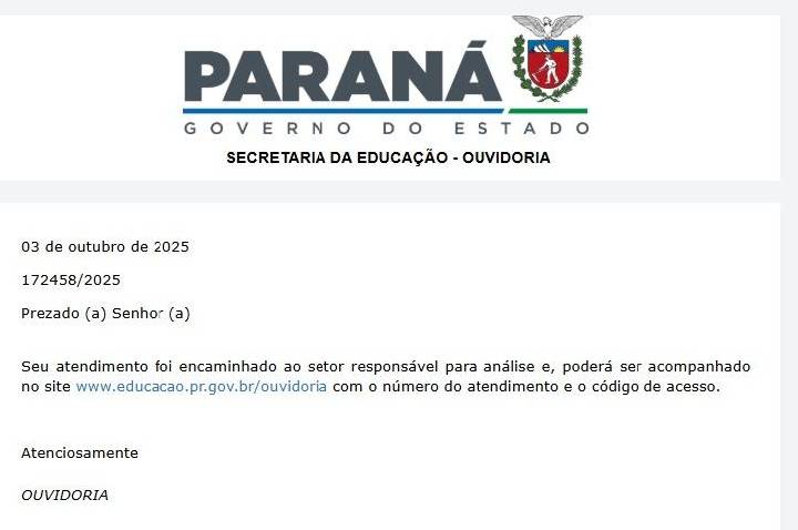 ENGENHEIRO BELTRÃO: mãe denuncia falta de cuidados com filha especial em Colégio Estadual do Campo de Ivailândia