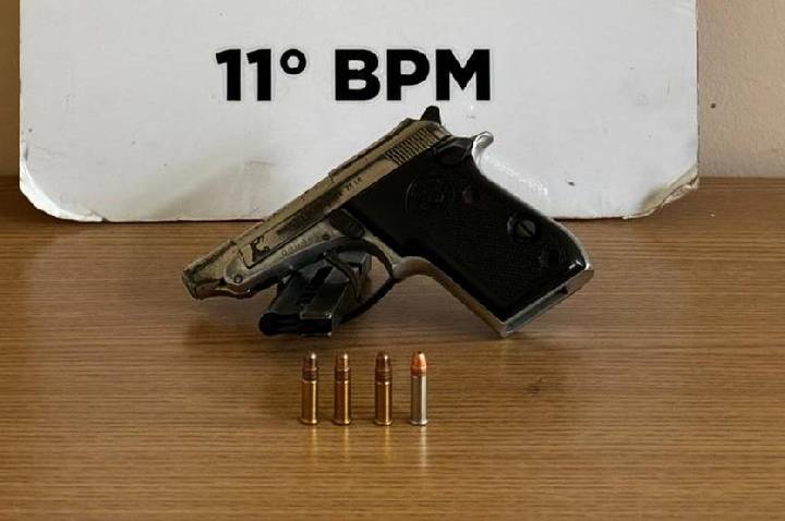 Homem é detido com arma na BR-158 entre Campo Mourão e Peabiru
