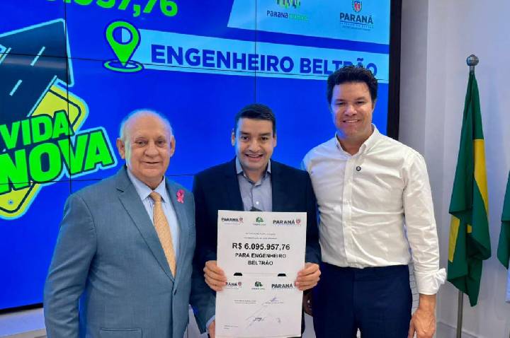 Prefeito de Engenheiro Beltrão anuncia R$ 6 milhões para asfalto em toda a cidade