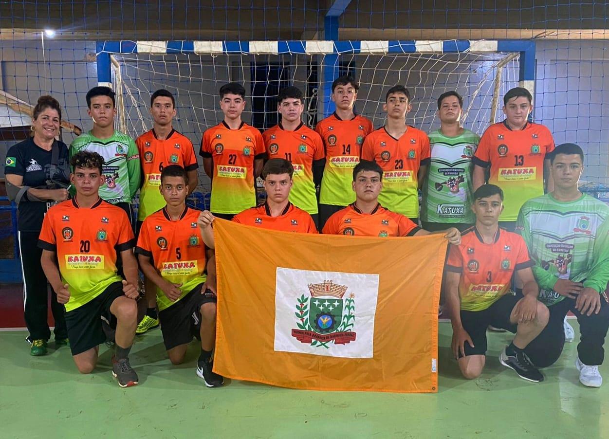 Barbosa Ferraz estreia no Maringá Cup 2023 sub-17 de Handebol com vitória nos segundos finais
