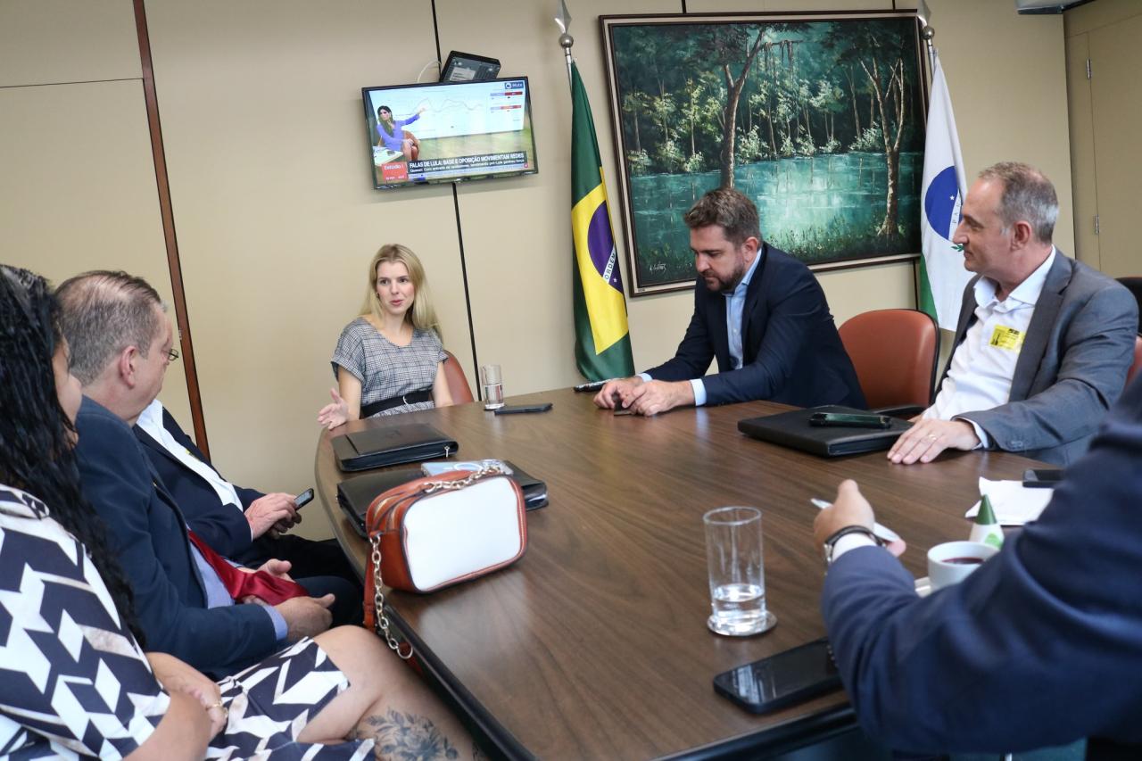 QUINTA DO SOL: Leonardo Romero e comitiva regional participam de reuniões em Brasília