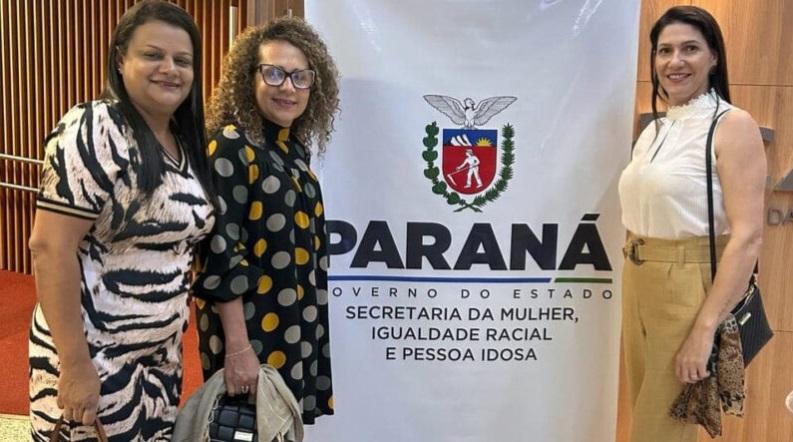 BARBOSA FERRAZ: Vice-prefeita Lucinete participa de evento na capital voltado às políticas públicas de proteção à mulher