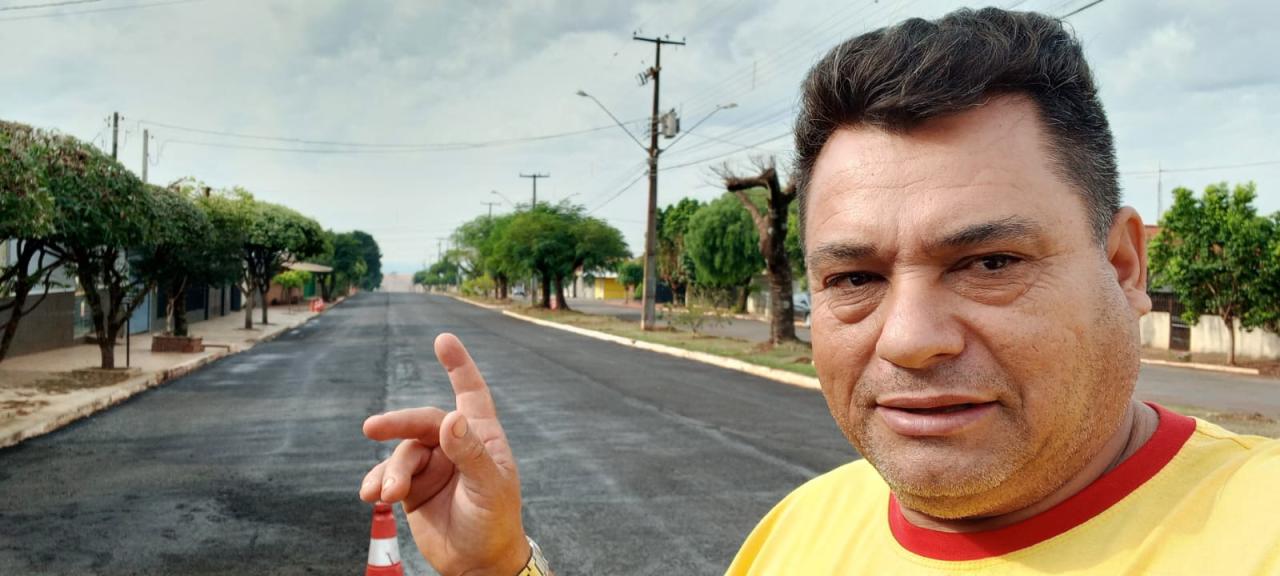 ENGENHEIRO BELTRÃO: Valdecir do Busão visita obras na Avenida Sete de Setembro e Rua Mendes Camargo e destaca a parceria com o prefeito Garbim