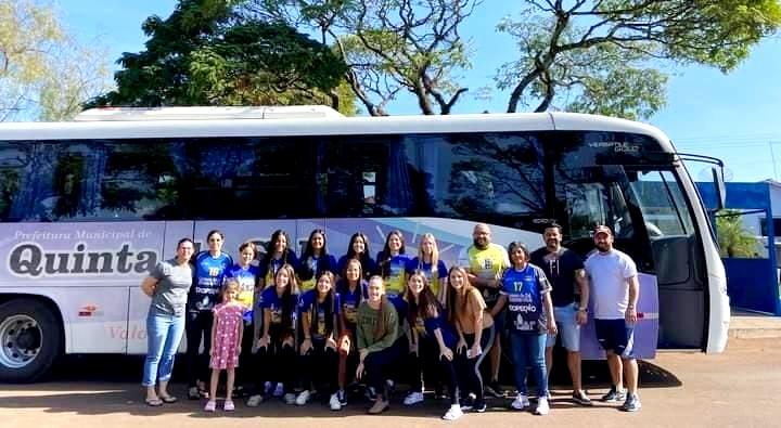Meninas de Quinta do Sol confirmam o favoritismo no voleibol Sb16 e vencem etapa do Jojups, se classificando para macro em Goioerê