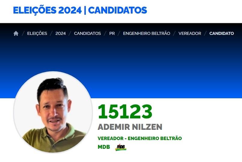 Engenheiro Beltrão: Promotoria Eleitoral pede impugnação de candidatura de Ademir Nilzen por fraude eleitoral e encaminha caso para Polícia Federal