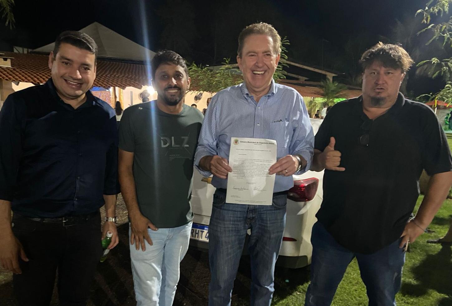 Engenheiro Beltrão: Fernando Perereca e Sabão entregam ofício para deputado Ducci com pedido de recursos para alargamento de pontes rurais