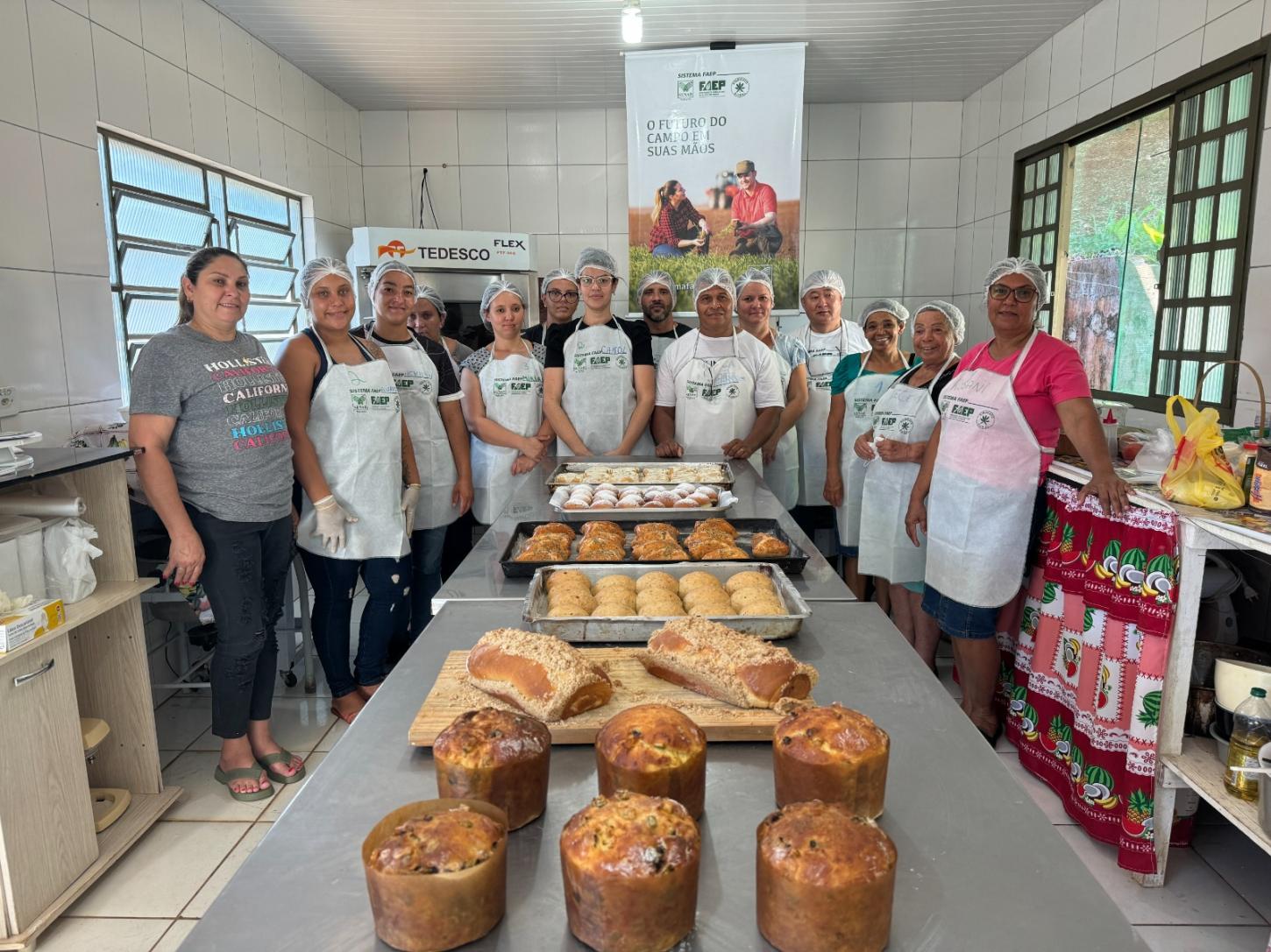 Escola das Profissões de Quinta do Sol conclui mais um curso, desta vez de Panificação