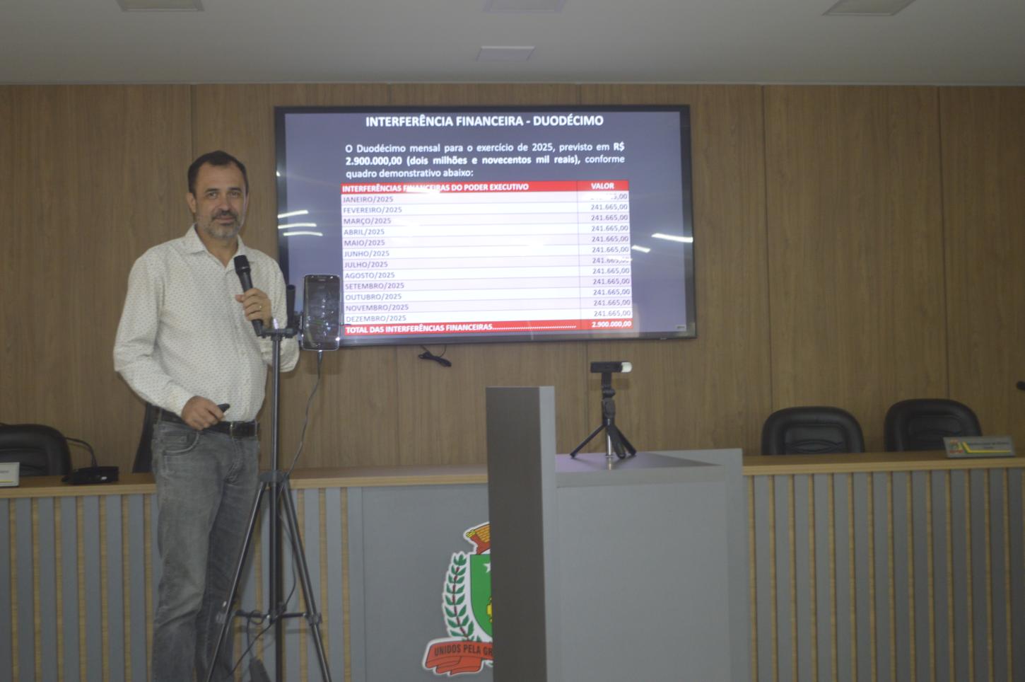 Barbosa Ferraz realizou nesta semana a Audiência Pública de Prestação de Contas do 1.º Quadrimestre de 2025
