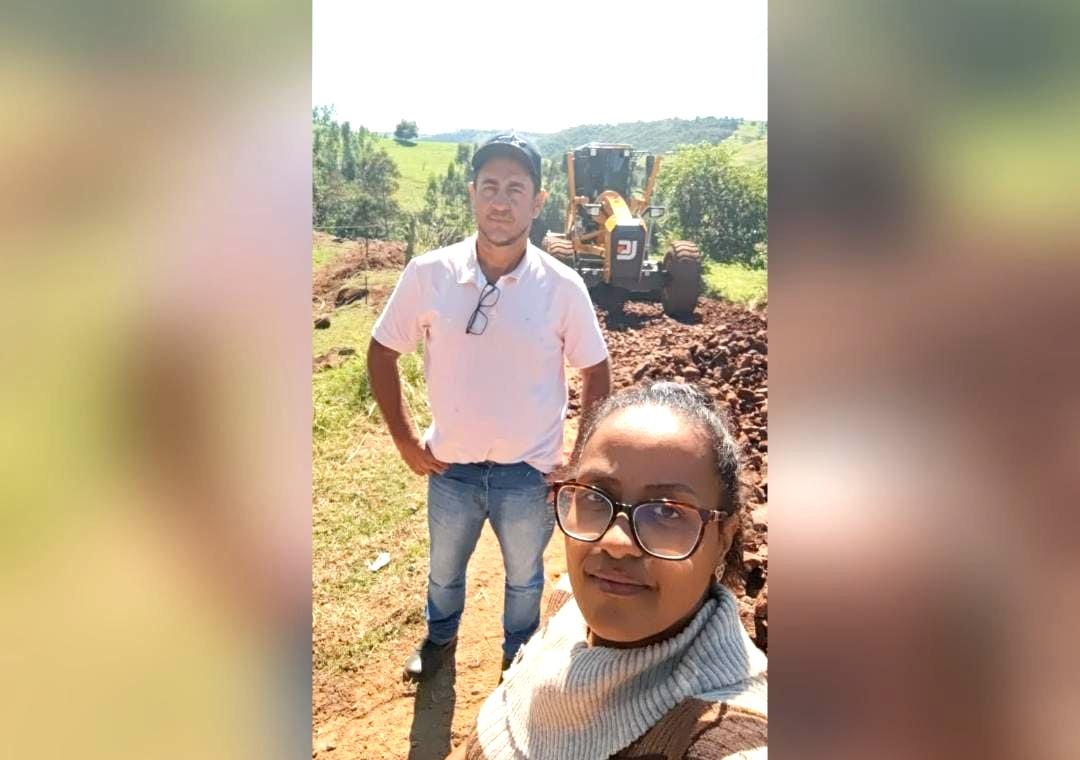 Engenheiro Beltrão: Estrada entre Sertãozinho e Saltinho do Oeste recebe melhorias após solicitação da vereadora Laudeleia