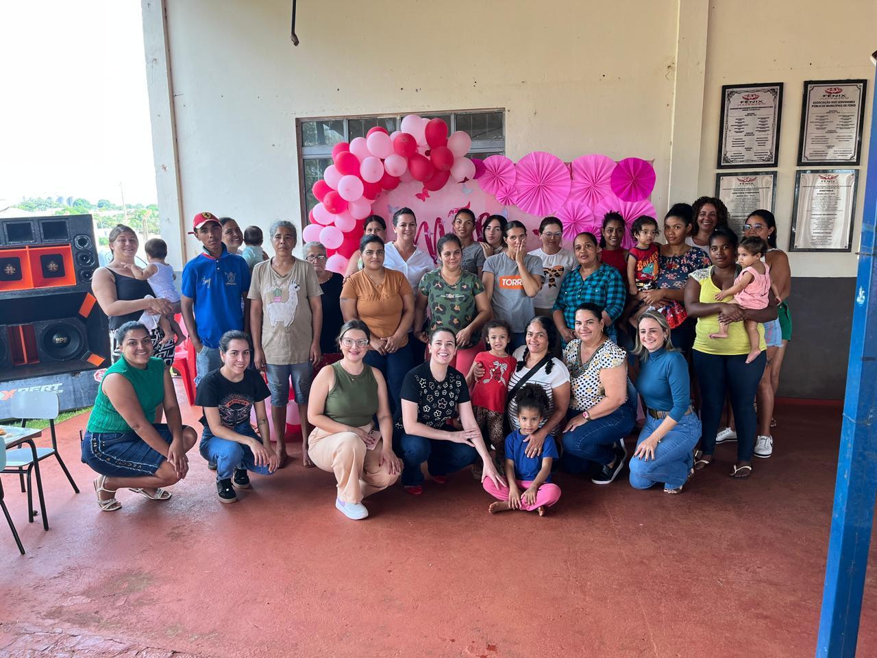 FÊNIX - Evento homenageia mães atendidas pelo PAIF na Associação dos Servidores Públicos