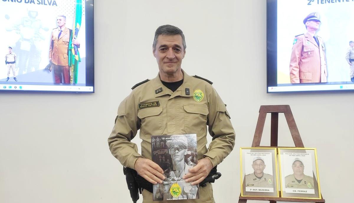 Tenente Marco Antônio encerra ciclo de 35 anos de serviço na Polícia Militar e segue para a aposentadoria