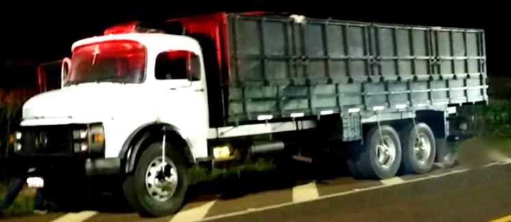 Caminhão roubado em Araruna é recuperado pela PM de Luiziana durante Operação Cidade Segura