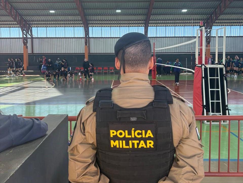 Engenheiro Beltrão: Sem ocorrências relevantes, Polícia Militar garantiu a segurança durante a fase macrorregional dos Jogos Escolares do Paraná