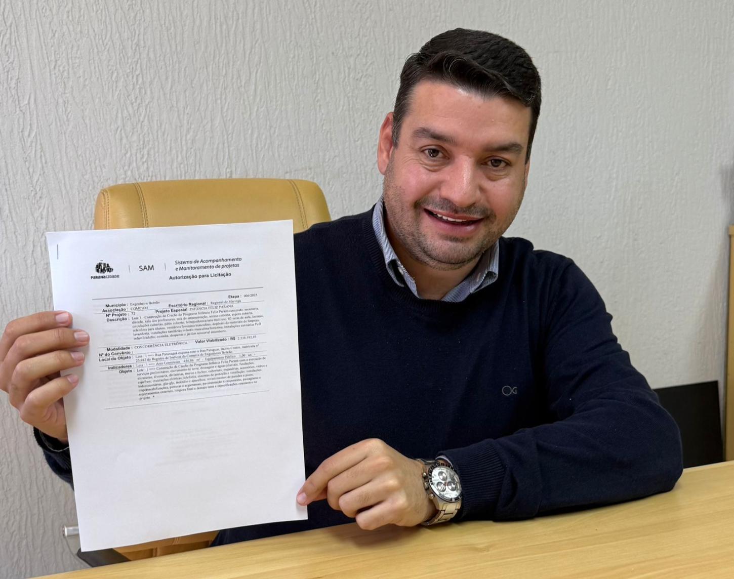 Engenheiro Beltrão terá nova creche com investimento de R$ 2,3 milhões