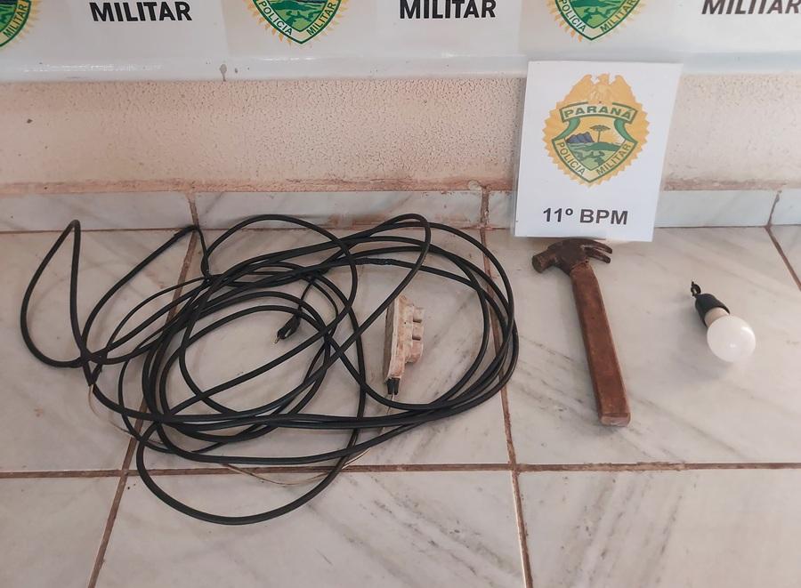 Furto em propriedade rural de Araruna é parcialmente esclarecido após rastros levarem equipe até vizinhança