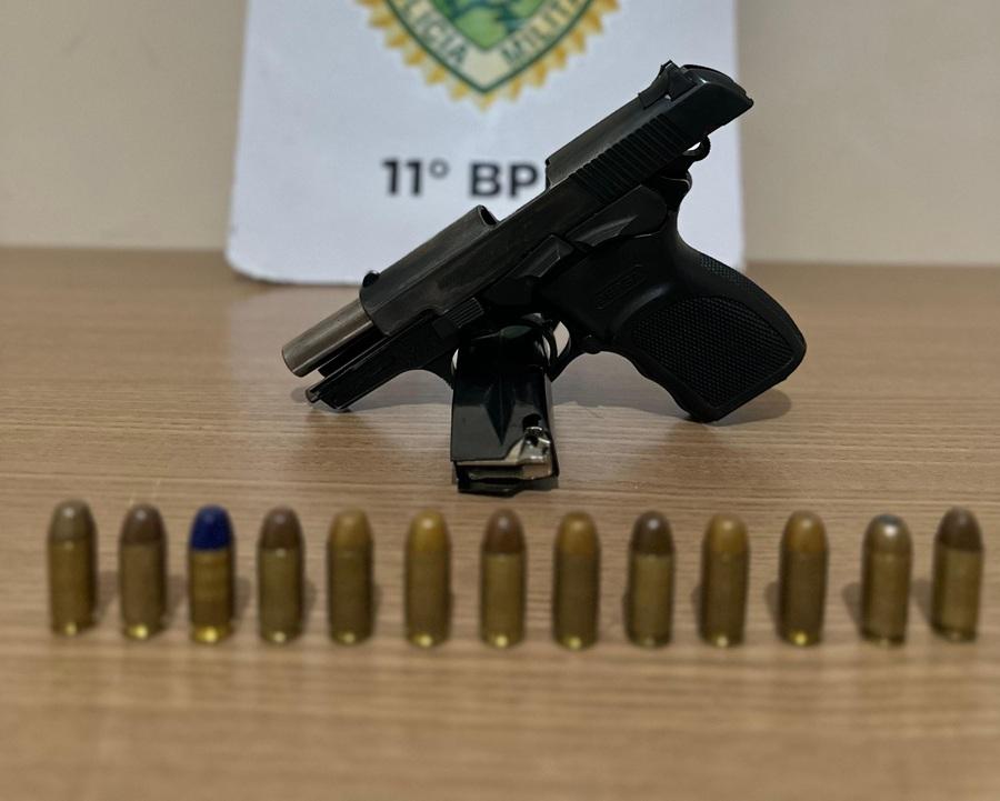 Homem é preso após briga e apreensão de pistola calibre .40 em Campo Mourão