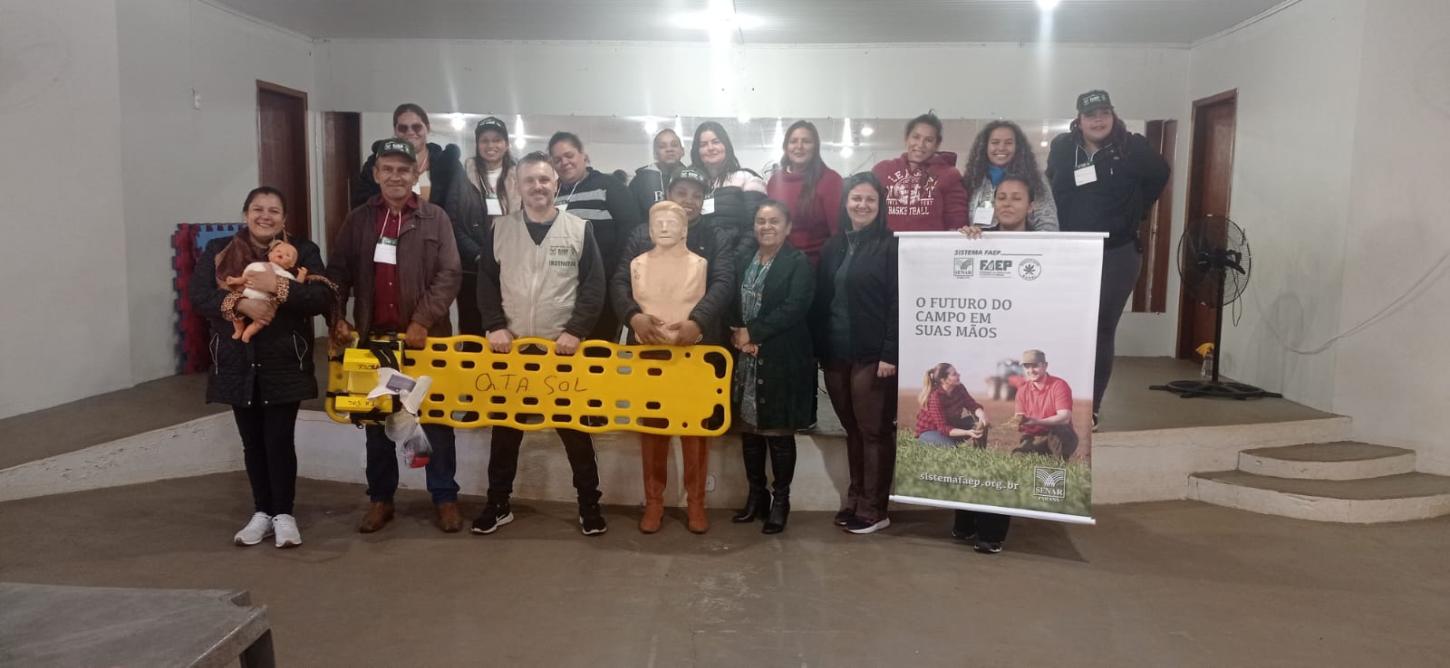 Prefeitura de Quinta do Sol promoveu curso de primeiros socorros em parceria com o SENAR