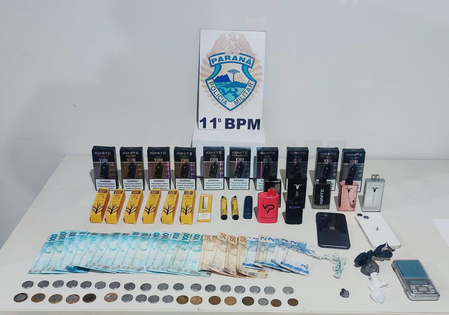 ENGENHEIRO BELTRÃO: Jovem é preso por tráfico de drogas em Ivailândia