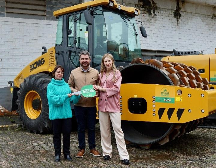 Prefeito de Quinta do Sol garante rolo compactador de R$ 600 mil para melhorias nas estradas rurais