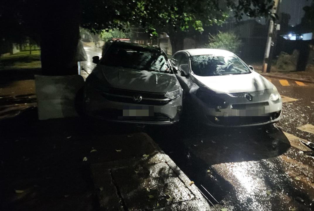 Campo Mourão – Veículo furtado é recuperado após colisão no bairro Capricórnio