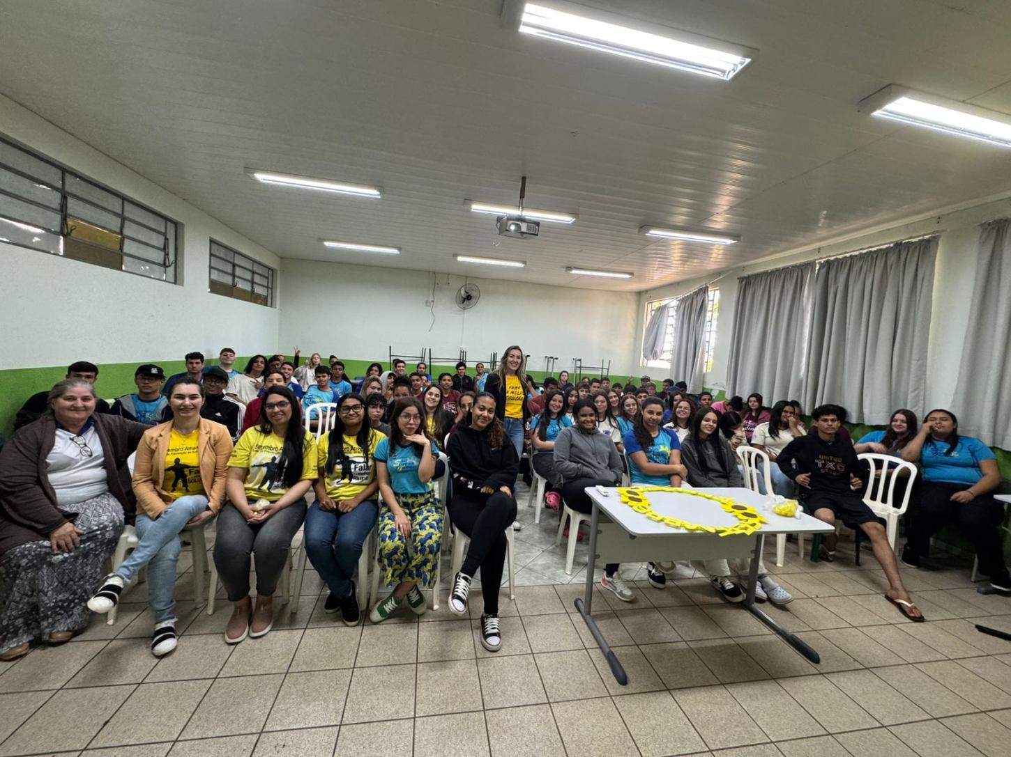 Colégio São Judas Tadeu de Quinta do Sol promove palestra do Setembro Amarelo