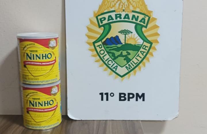 Homem é detido após furtar leite em pó em farmácia de Campo Mourão