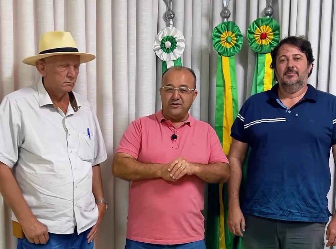 Prefeito e vice de Fênix recebem a visita de representante do deputado Ricardo Barros, que confirma novos investimentos federais