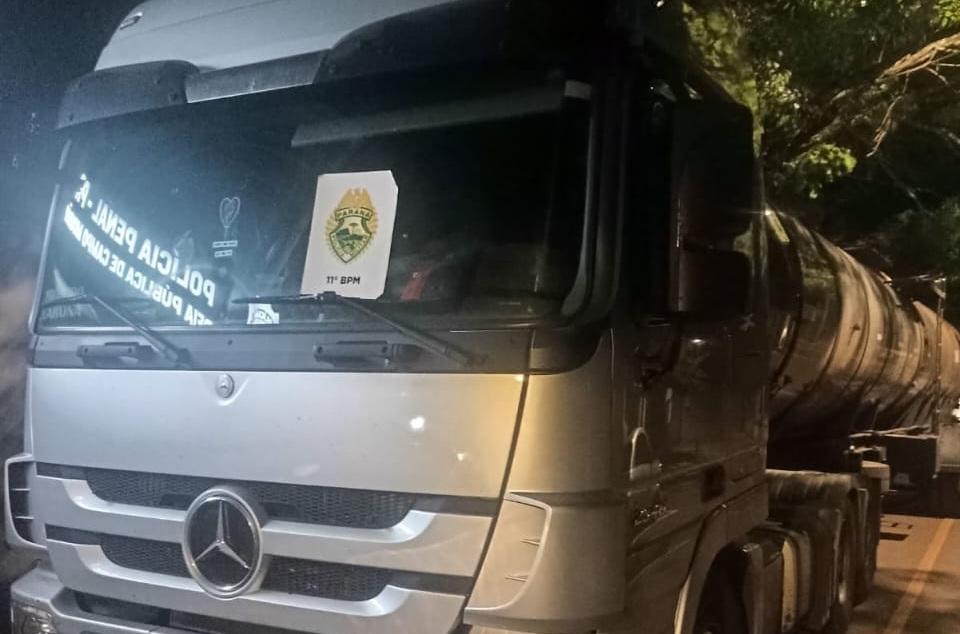 CAMPO MOURÃO: PM flagra furto de 10 mil litros de óleo e prende três pessoas