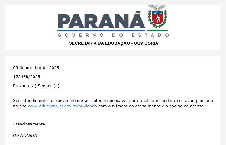 ENGENHEIRO BELTRÃO: mãe denuncia falta de cuidados com filha especial em Colégio Estadual do Campo de Ivailândia