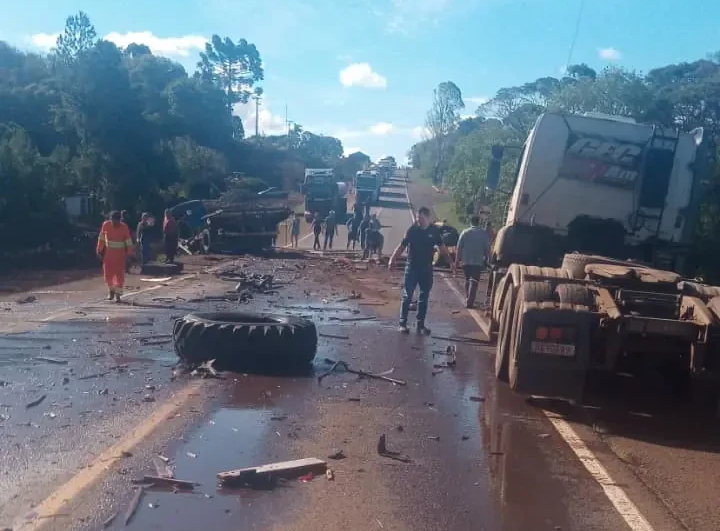 Grave acidente na PR-466 na região de Pitanga mata irmã de prefeito de Boa Ventura de São Roque