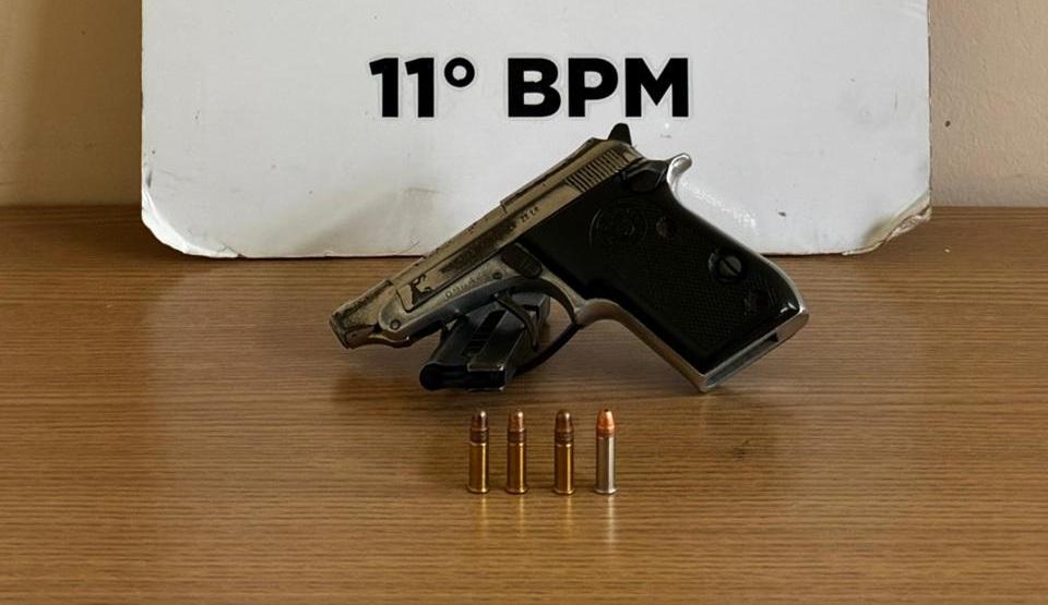 Homem é detido com arma na BR-158 entre Campo Mourão e Peabiru