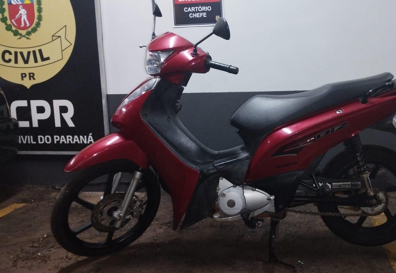 PM recupera motoneta roubada em Farol e prende dois homens