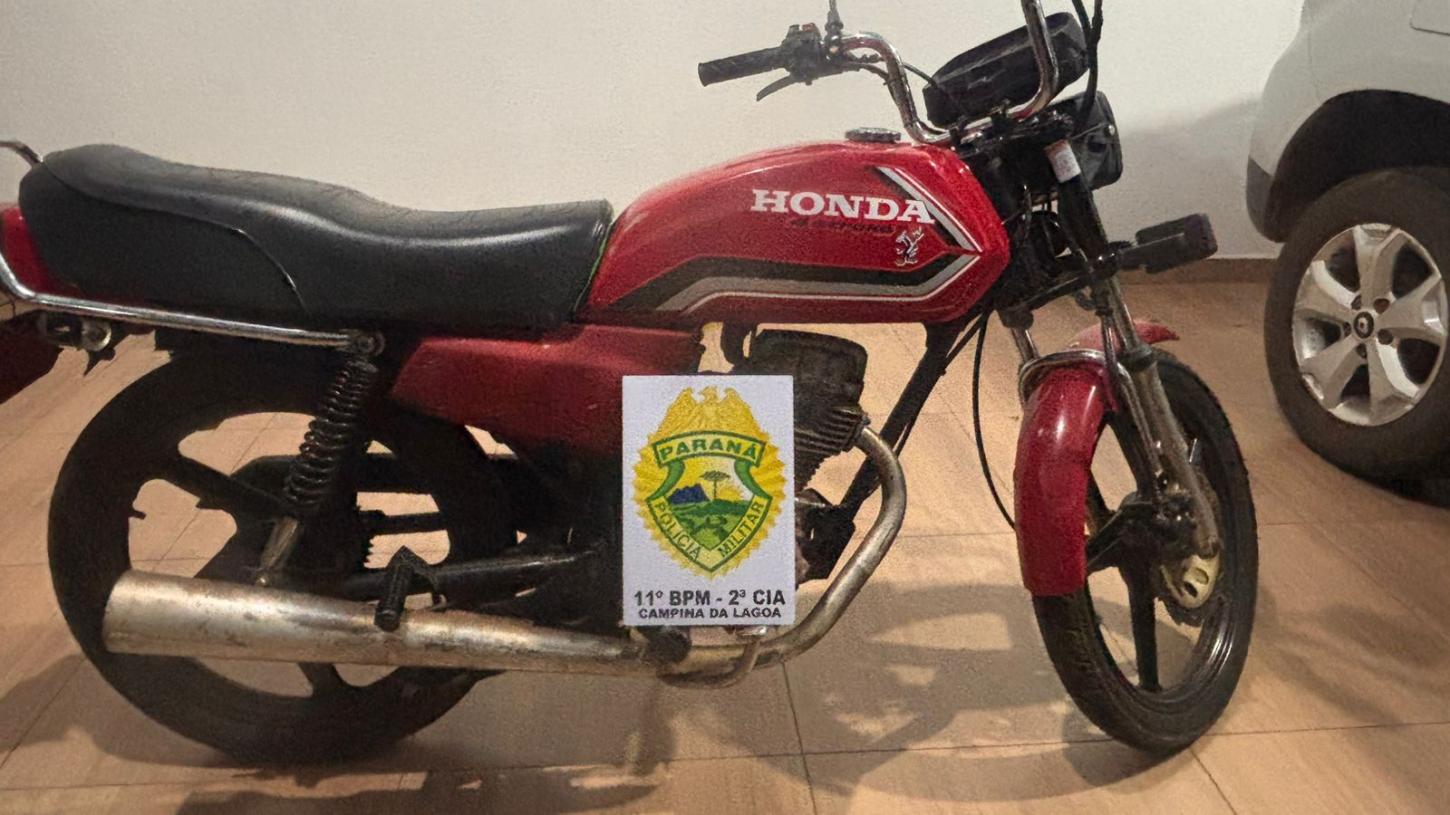 Homem é preso após furtar moto do próprio locador em Ubiratã