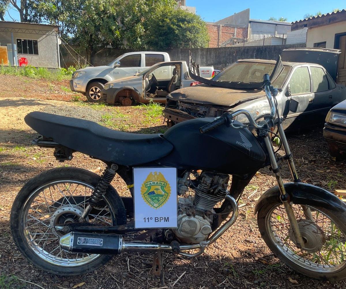IRETAMA: Motociclista é detido com moto adulterada no centro da cidade