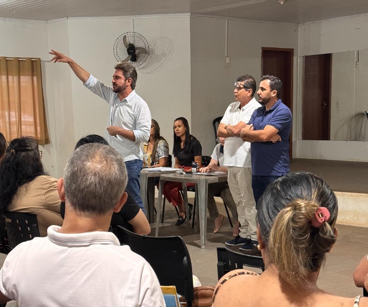 QUINTA DO SOL: Prefeito Leonardo Romero anuncia quitação de dívidas habitacionais em reunião com moradores da Vila Canário e da Vila Rural