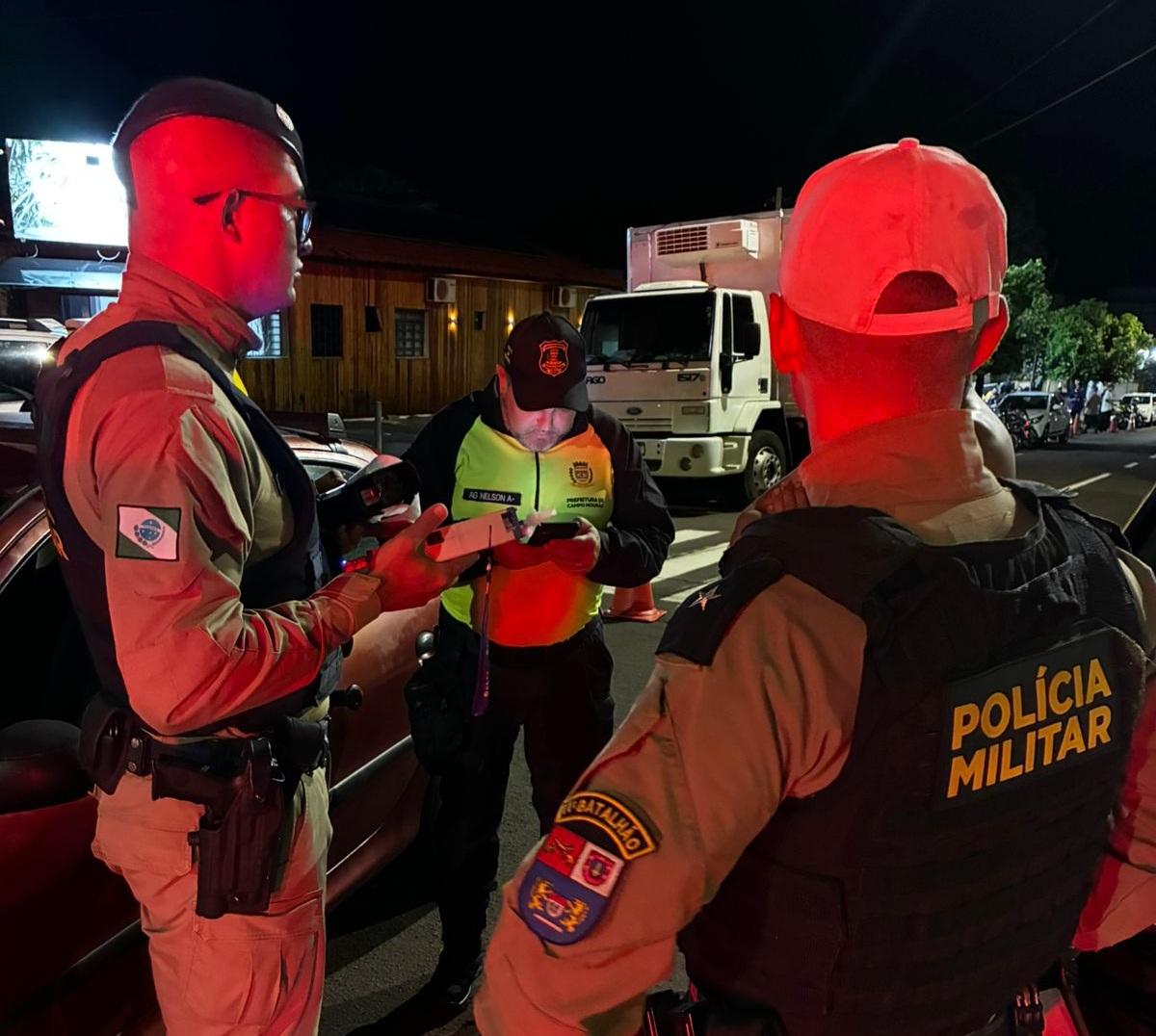 CAMPO MOURÃO: Operação Lei Seca em Campo Mourão resulta em dois flagrantes por embriaguez ao volante