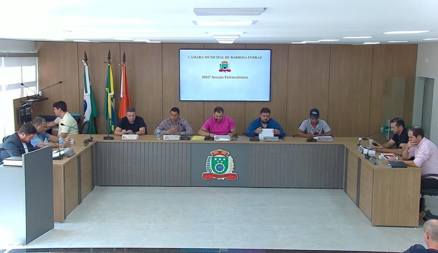 Câmara de Barbosa Ferraz retoma sessões ordinárias nesta segunda-feira (23), às 19 horas