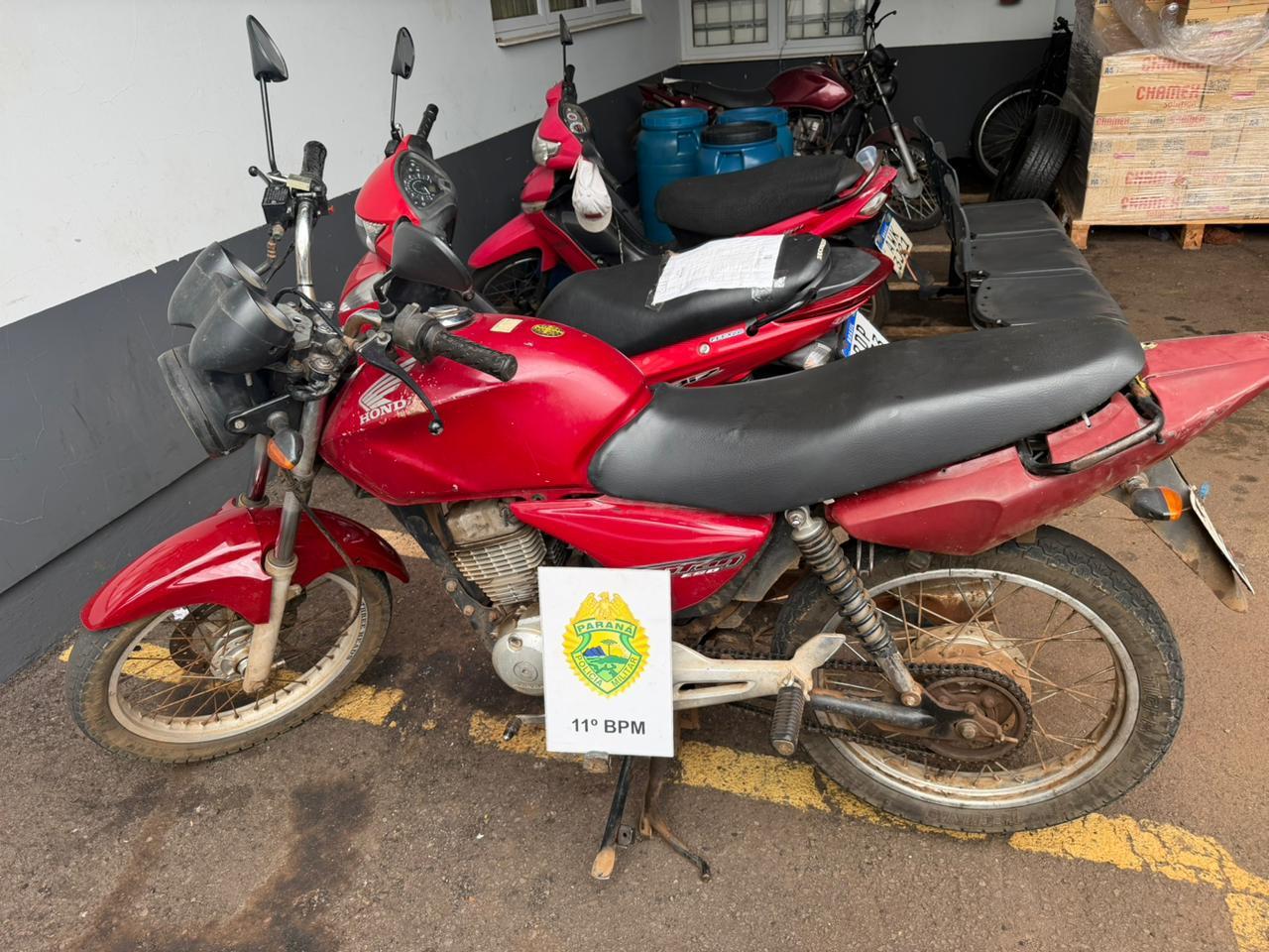 CAMPO MOURÃO: Adolescente é apreendido após furto de moto no centro da cidade