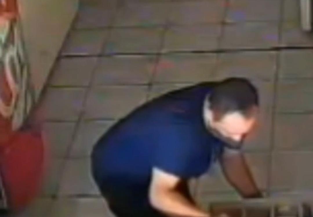 ENGENHEIRO BELTRÃO: Homem é flagrado por câmeras de segurança cometendo furto em comércio; polícia está a procura