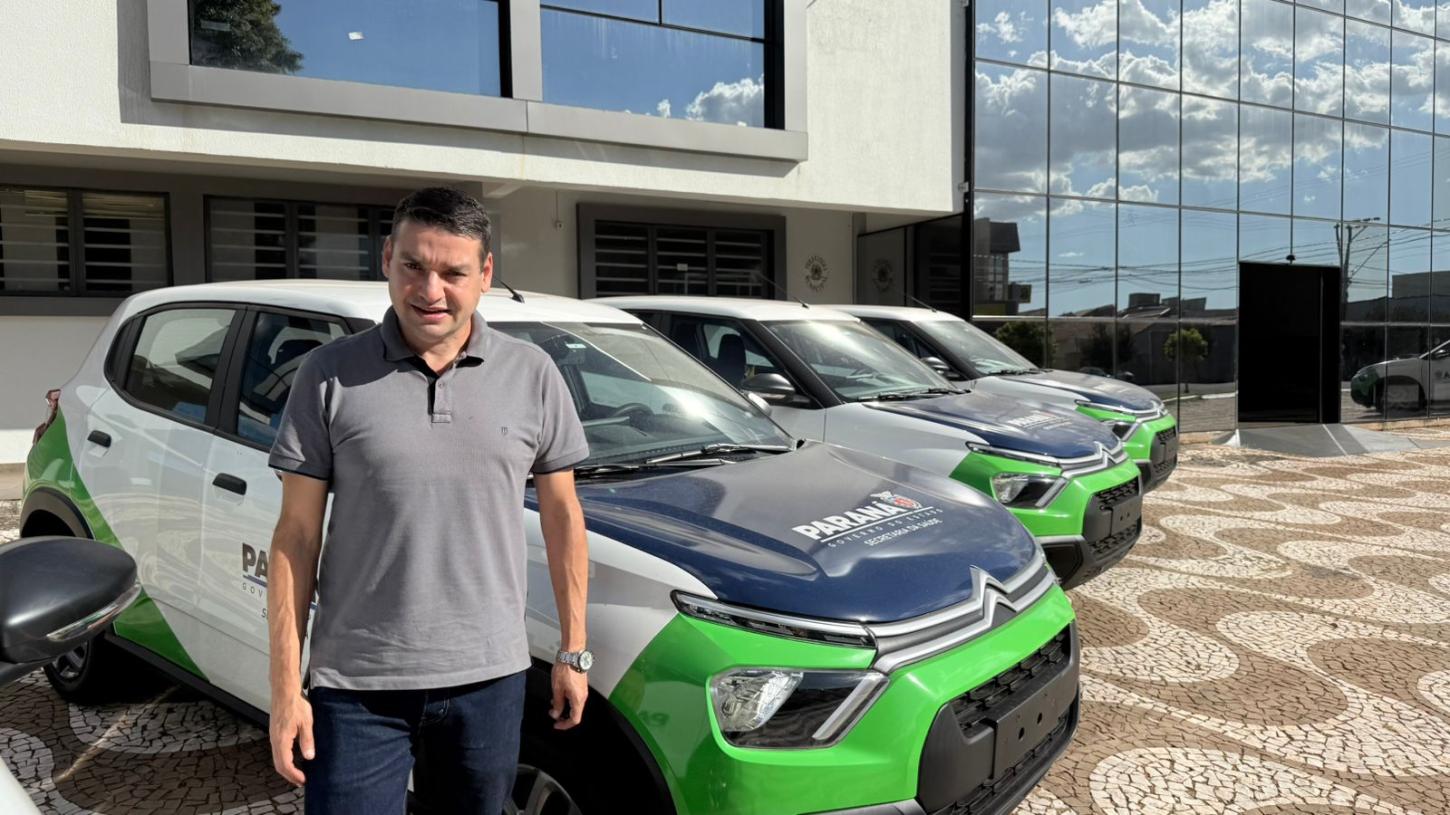 Engenheiro Beltrão recebe nove veículos zero km para o transporte da saúde