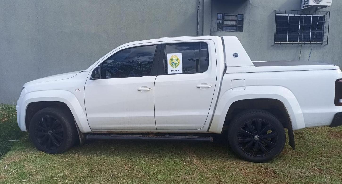 JANIÓPOLIS: Amarok roubada em Boa Esperança é encontrada escondida em mata no município