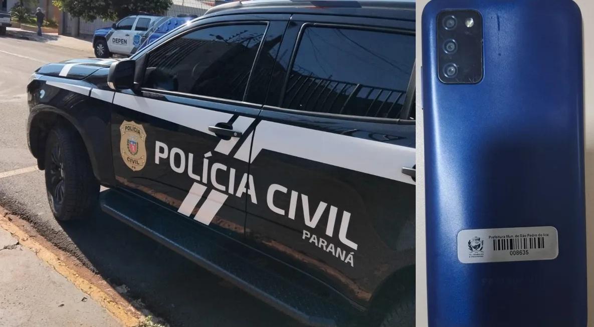 VALE DO IVAÍ: Polícia Civil prende homem por receptação e recupera celular furtado de Cras em São Pedro do Ivaí
