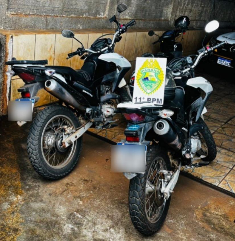 BARBOSA FERRAZ: PM suspeita de clonagem de motocicleta, apreende duas motos e prende jovem de 23 anos
