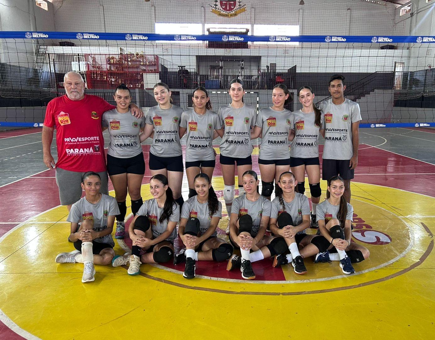 Engenheiro Beltrão estreia na Copa Paraná de Voleibol com equipe sub-15 feminina