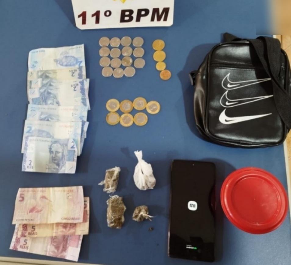 ENGENHEIRO BELTRÃO: Jovem é detido por suspeita de tráfico de drogas no bairro Castelo Branco