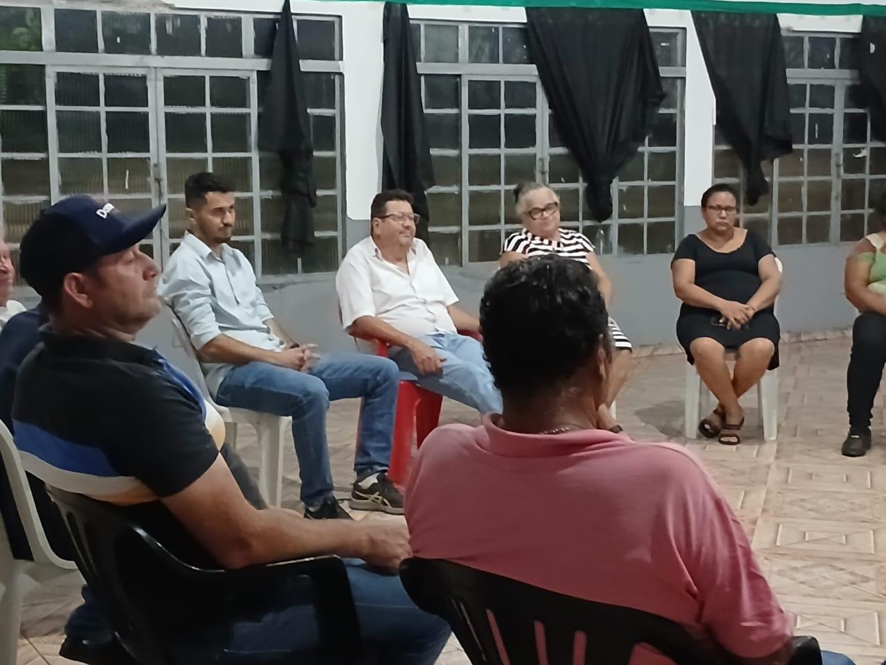 Reunião com a associação de moradores de Ourilândia