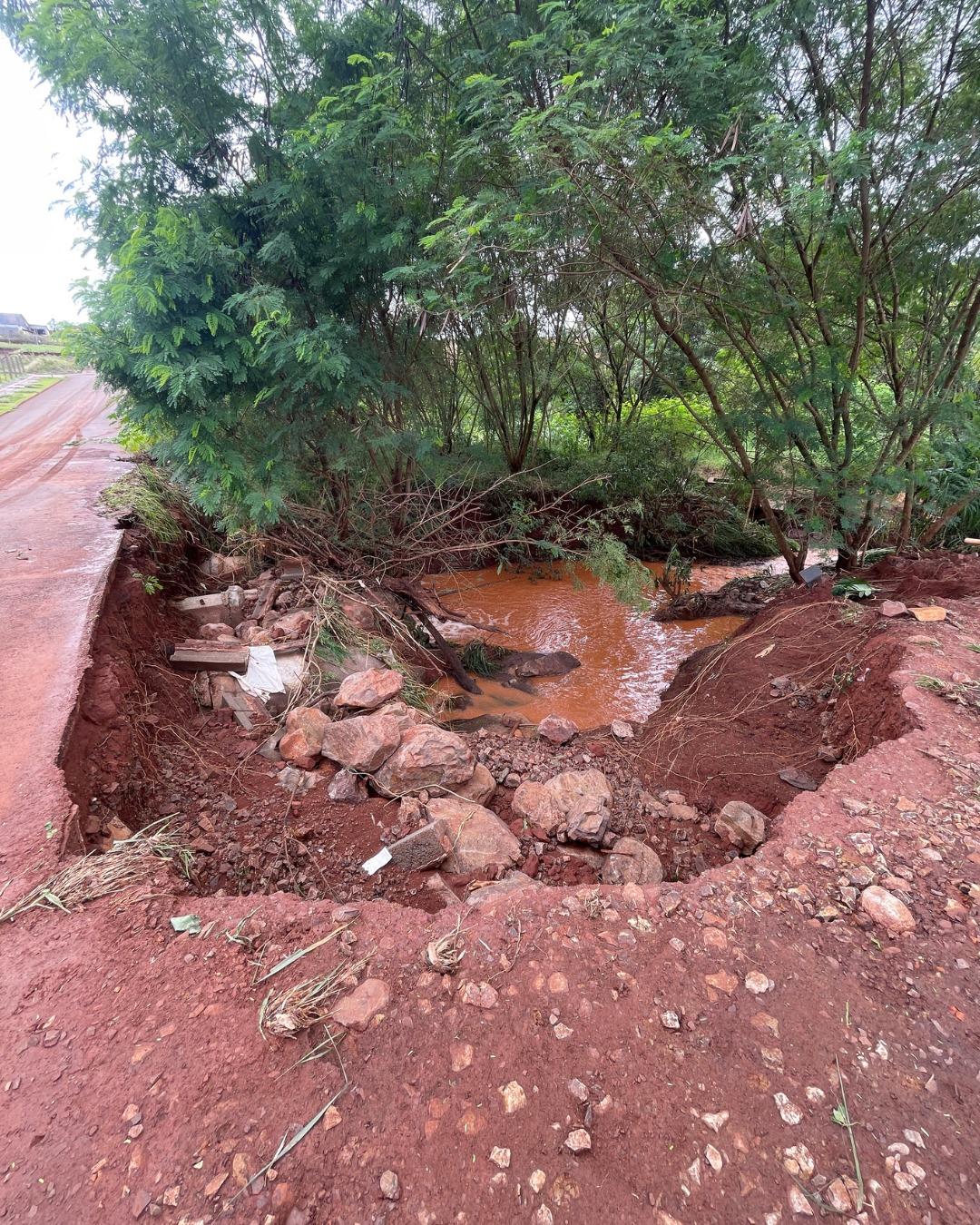 Fortes chuvas em Quinta do Sol