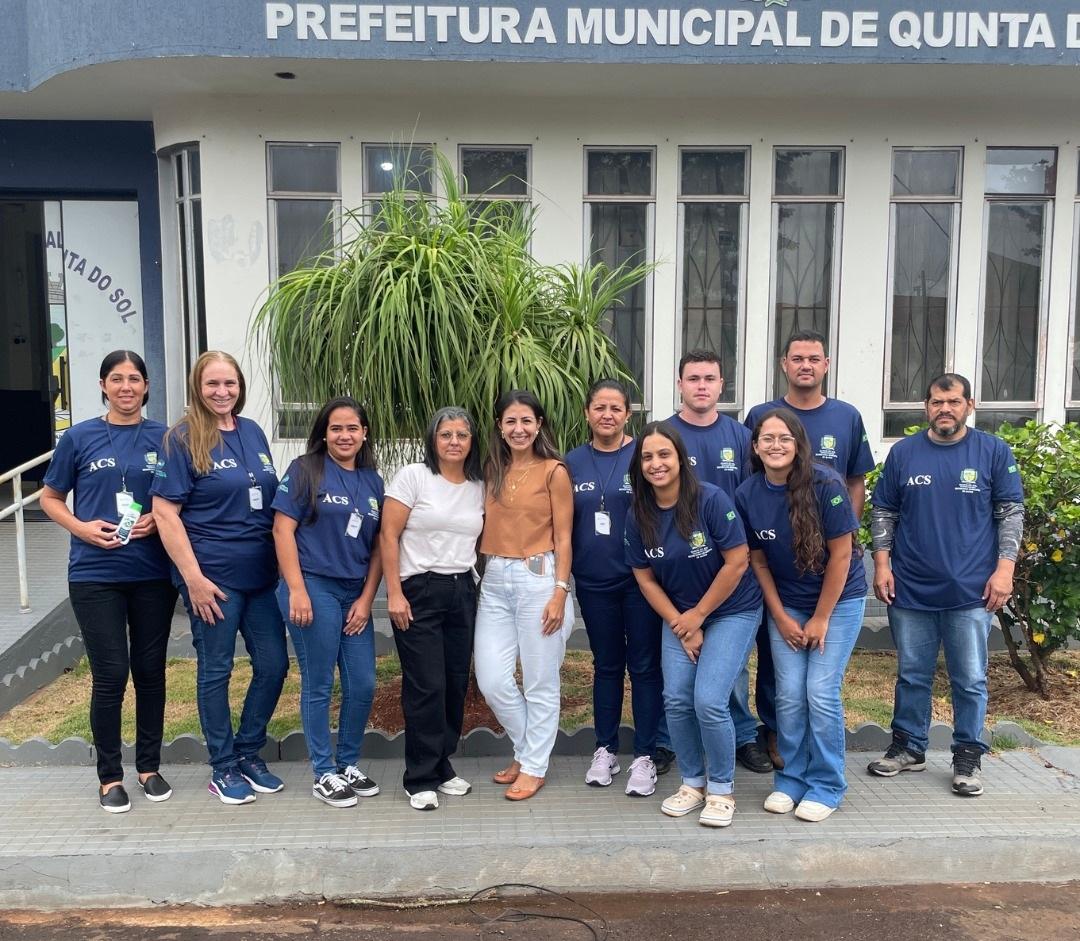 Secretaria de Saúde de Quinta do Sol inicia entrega de novos uniformes para agentes comunitários