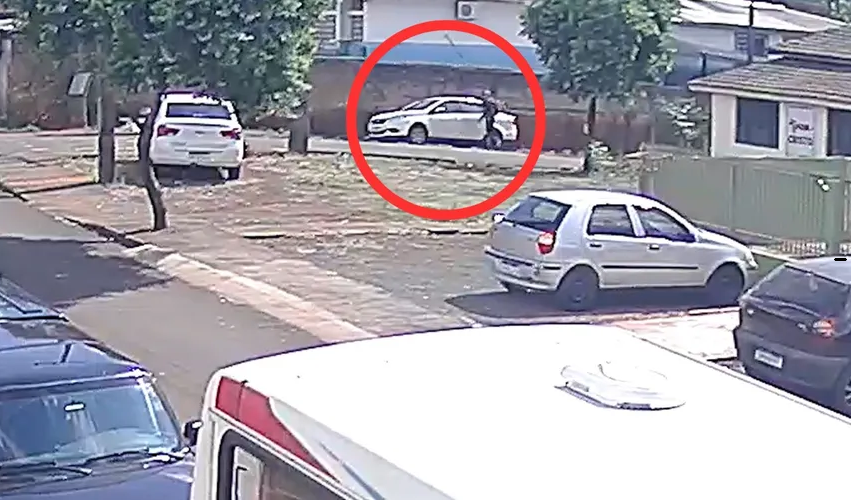 VALE DO IVAÍ: Homem ateia fogo em carro de pedagoga em frente a colégio 