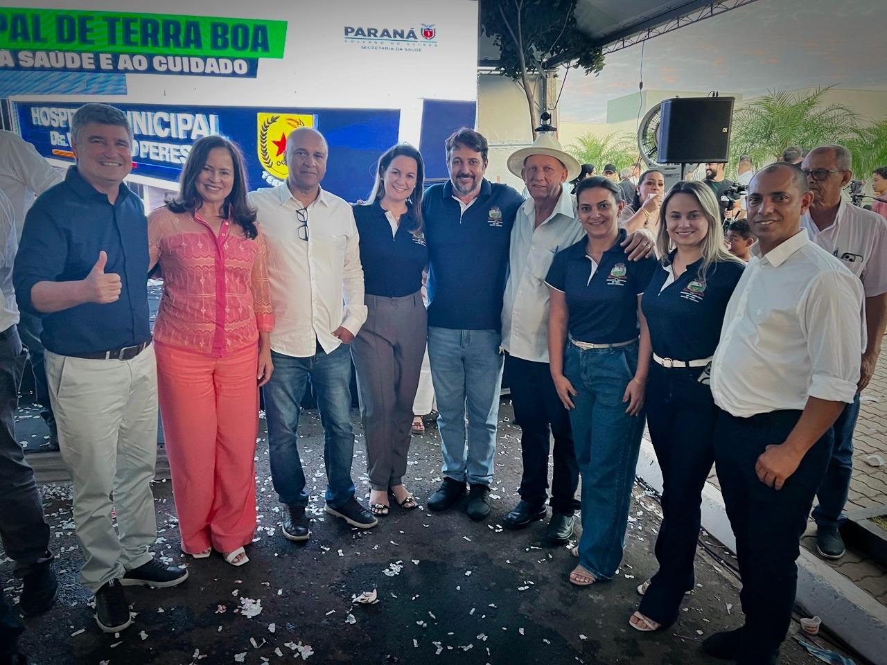 Autoridades de Fênix participam da inauguração do novo Hospital Municipal de Terra Boa